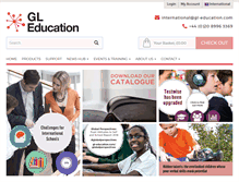 Tablet Screenshot of gl-education.com